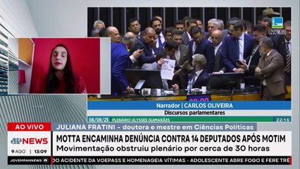 “Hugo Motta precisa diminuir danos com Congresso”, diz cientista política após motim