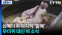 찜통더위 대신 잔뜩 흐린 하늘...보양식·물놀이로 복달임 / YTN