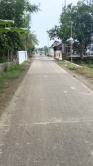 Suasana jalan dusun banteng ompong, cilamaya wetan, karawang