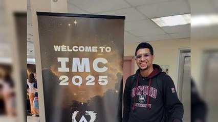 Estudiante dominicano compitió solo en la IMC; pide apoyo a jóvenes