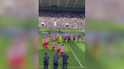 Kieran Trippier y su hijo deslumbran en el estadio con la camiseta del Atlético ⚽