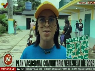 Aragua | Más de 150 niños del mcpio. José Félix Ribas se unen al Plan Vacacional Venezuela Ríe 2025