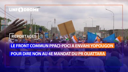 Le front commun PPACI-PDCI s'est fortement mobilisé pour dire non au 4e mandat du président Ouattara