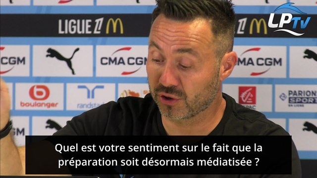 OM : De Zerbi sur Rowe, Aubameyang et les choix tactiques