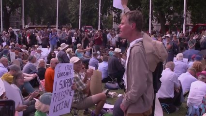 영국, 불법 지정된 친팔레스타인 단체 지지자 200명 체포 / YTN