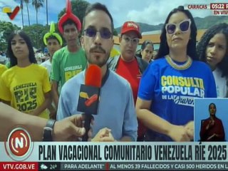 Vicemin. Darío Alejandro Vivas dice presente en el inicio del Plan Vacacional Venezuela Ríe 2025