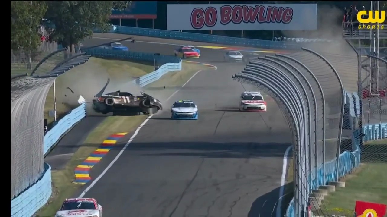 NASCAR Xfinity 2025 Watkins Glen Massive Big One Crash