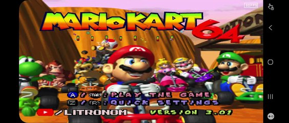 MARIOKART 64 AMPED UP. VERSION 3.01. FLOWER CUP 50CC.