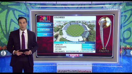 2011 CWC | Sri Lanka vs Pakistan, 10th Match, Group A at Colombo