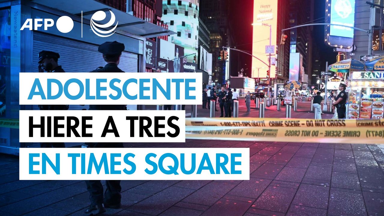 Un adolescente abre fuego y hiere a tres personas en Times Square, Nueva York