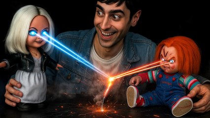 CREEPY DIY DOLL VS CUTE Chucky Doll 😱💥 You Won’t Believe Who SURVIVED!