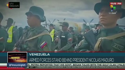 Venezuela | Armed Forces stand behind President Nicolás Maduro