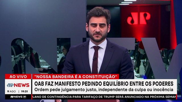 OAB faz manifesto pedindo equilíbrio entre os Poderes