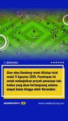 Alun-alun Bandung Ditutup Sementara!