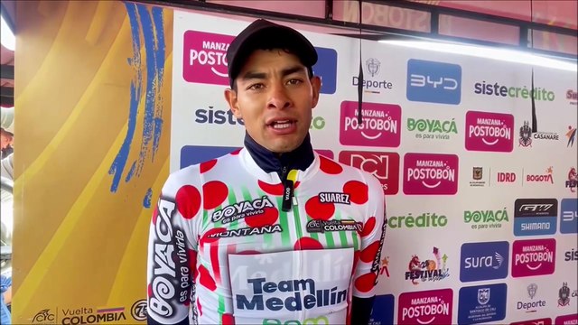 Diego Camargo del Team Medellín ganó la etapa más larga de la Vuelta a Colombia