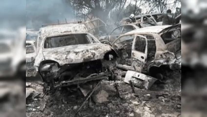 Incendio en San Francisco de Macorís afecta más de 50 vehículos