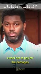 She Paid to Rent His Car — Then CRASHED It! | Judge Judy Shocking Moment #judgejudy