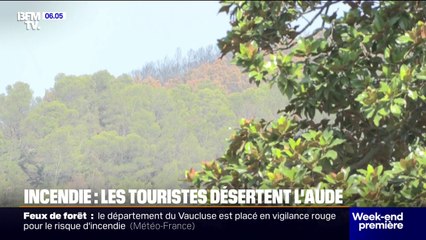 Incendie dans l'Aude: la fréquentation touristique s'effondre dans le département