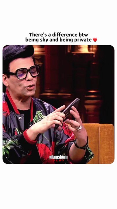 Not shy, just private. Sidharth serving charm and boundaries on Koffee with Karan. ☕  #GlamSham #Bollywood #KoffeeWithKaran #SidharthMalhotra  {GlamSham, Bollywood, Koffee With Karan, Sidharth Malhotra}