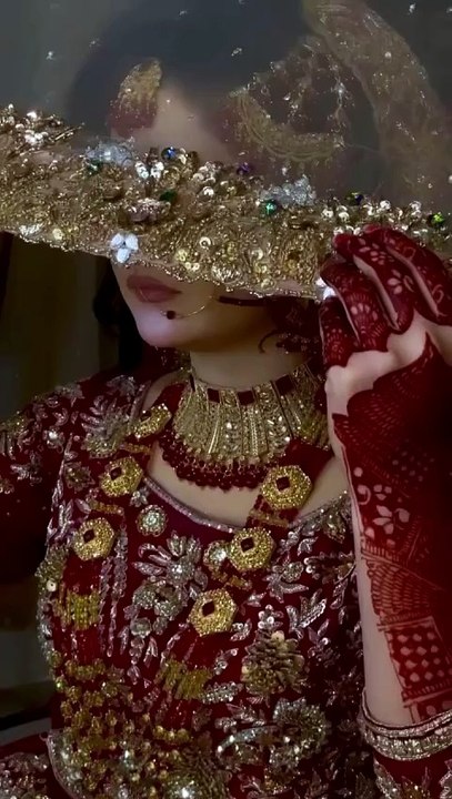 Pakistani bride makeover look dulhan