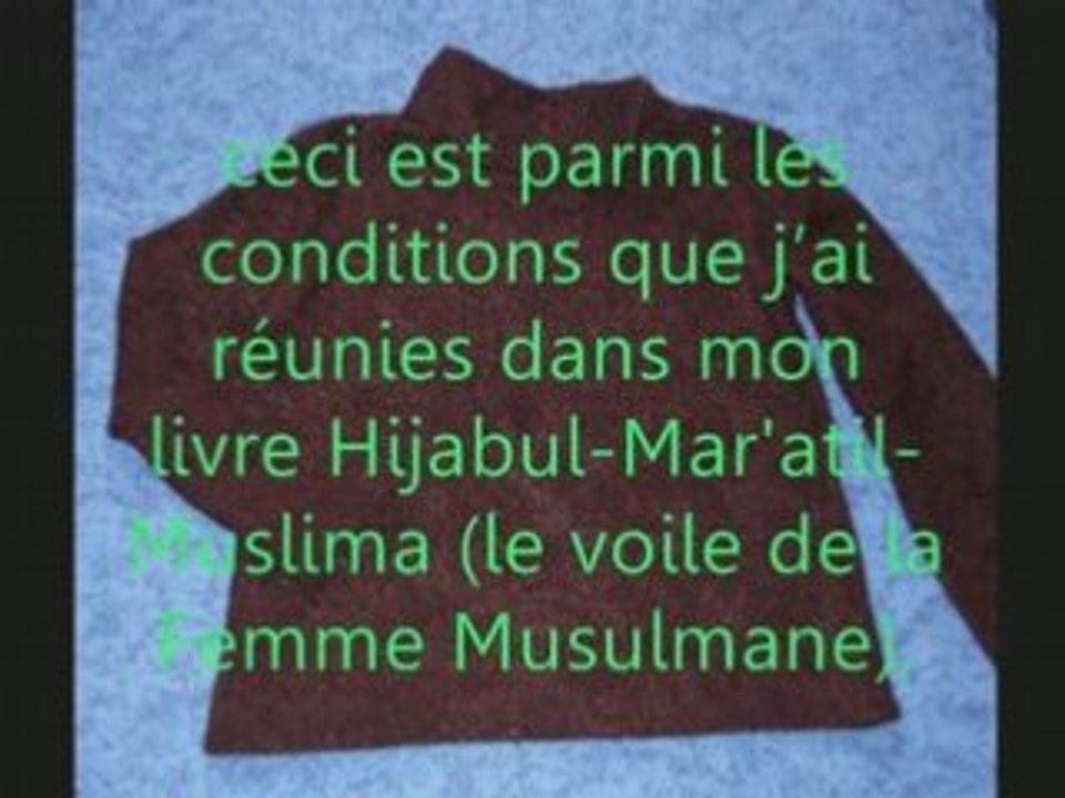 LA CONDITION DU VETEMENT EN ISLAM