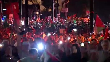 İstanbul'da geceyarısı binlerce kişilik İsrail protestosu: Bilal Erdoğan da oradaydı!