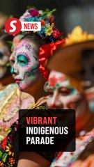 Indigenous cultures shine in Mexico City's colourful parade