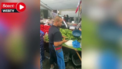 Pazarcıdan pes dedirten dolandırcılık