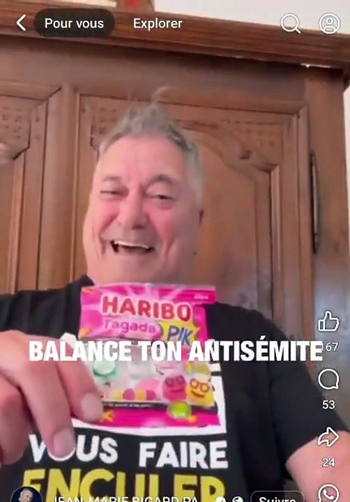 La violente charge de Jean-Marie Bigard contre Benyamin Netanyahou fait polémique : "Tu es un enculé ! Tu fais mourir des enfants de faim, sale con. Tu es un criminel et tu devrais disparaître"