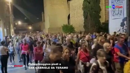 Pellegrinaggio a piedi da Teramo a San Gabriele