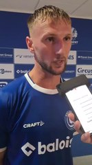 Réaction de Siebe Van der Heyden en zone mixte après La Gantoise - Union