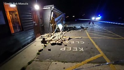 Car crashes into The Pilot Inn, Dungeness
