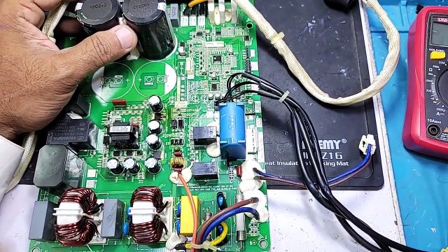 Blue Star Electrolux Dc inverter ac F6 error code outdoor pcb Repair Babar Electronics