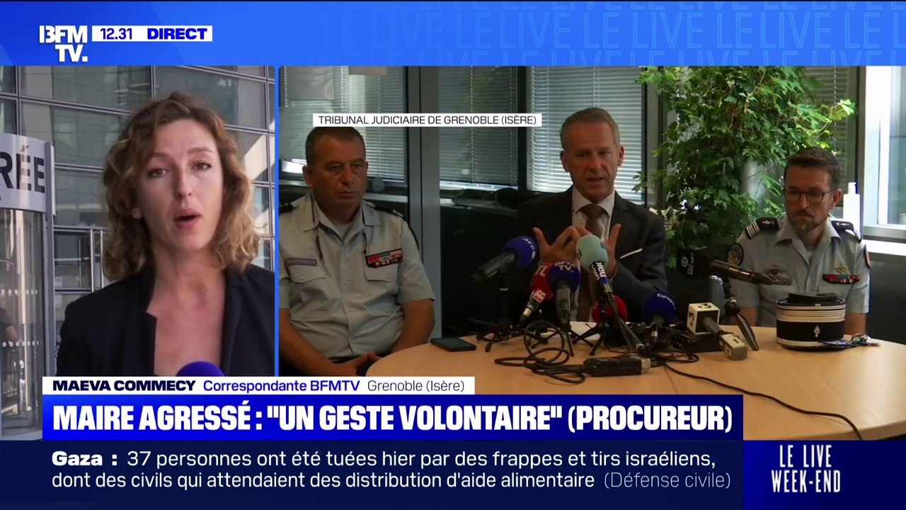 Maire agressé: le procureur de Grenoble réclame la qualification de "double tentative de meurtre sur personne dépositaire de l'autorité publique"
