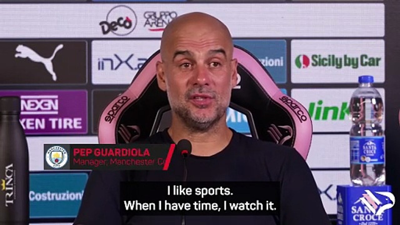 Guardiola expresses admiration for Michael Jordan and the NBA