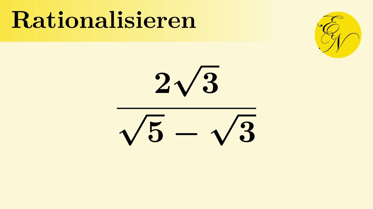 Nenner rational machen