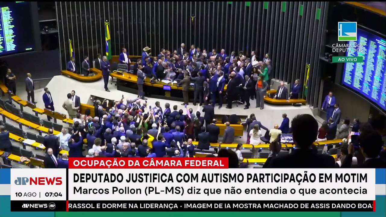 Deputado alega ser autista para justificar participação em motim