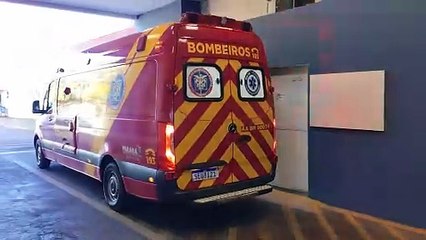 Motorista que apagou incêndio em BMW teve 20% do corpo queimado