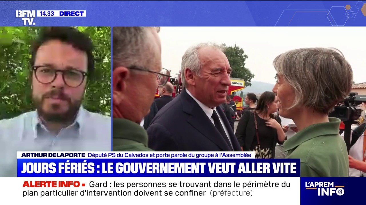 Suppression de deux jours fériés: "Nous sommes l'un des pays d'Europe avec le moins de jours fériés", estime Arthur Delaporte, député du Calvados (PS)