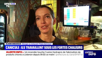 Fortes chaleurs: les travailleurs s'adaptent aux températures caniculaires