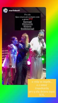 Carolina Dieckmmann e neta de Preta Gil roubam a cena durante casamento de Ewbank e Gagliasso; veja