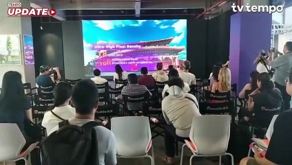 Menonton Fasilitas Produksi Film Virtual di Cina