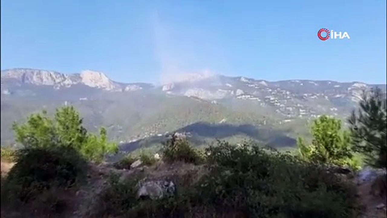 Sinop’taki orman yangınında soğutma çalışmaları devam ediyor