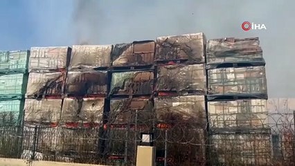 Çorlu’da tekstil fabrikası ve seramik deposunda yangın