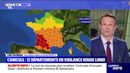 Canicule: 12 départements du Sud-ouest placés en vigilance rouge ce lundi
