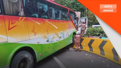 Bas bawa 20 rakyat Vietnam hilang kawalan di Genting Highlands