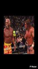 Triple H and the legend Hogan, a dangerous match Triple H and the legend Hogan, a dangerous match