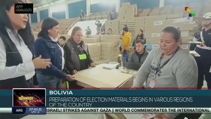 Bolivia | Preparation of election materials begins in various regions of the country
