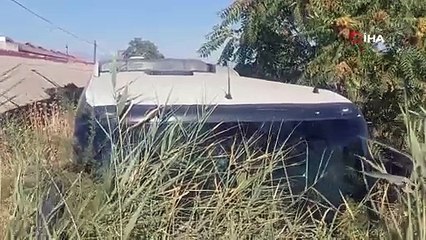 Otobüs yoldan çıktı, 35 yolcu ölümden döndü