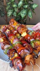 Teriyaki chicken skewers 🍢